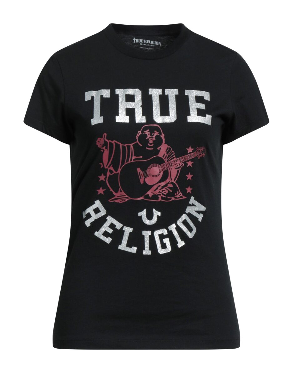 True Religion T Shirts In Black