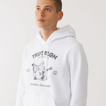 true religion buddha logo hoodie